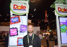 Evan Pence with Dole Berries.
